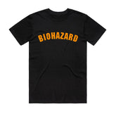 Biohazard - College - Black T-shirt